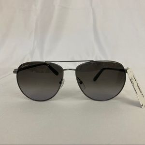 Salvatore Ferragamo Nordstrom NEW Italian Shiny Aviator Sunglasses NWT